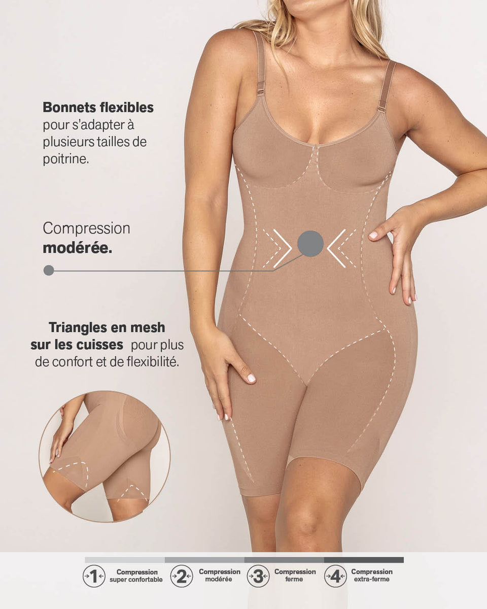 Body Gainant Sculptant Ventre Plat mi-cuisses