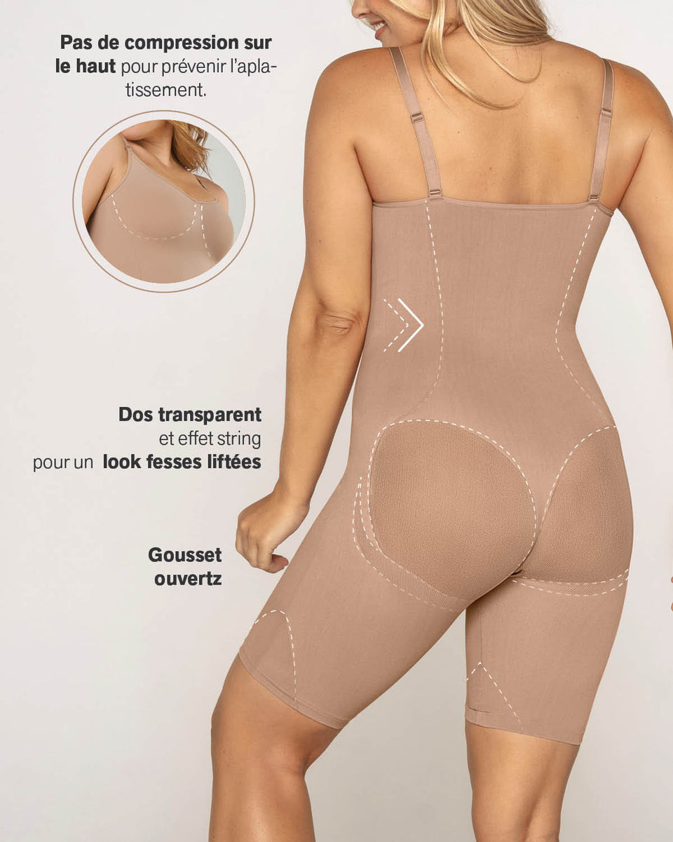 Body Gainant Sculptant Ventre Plat mi-cuisses